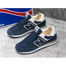 New Balance 574 Navy Blue White