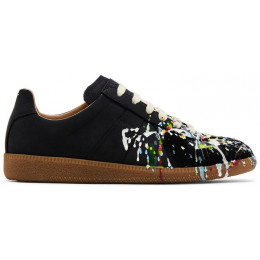 Maison Margiela Replica Low Paint Splatter Black Pollock