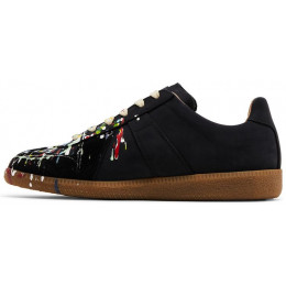 Maison Margiela Replica Low Paint Splatter Black Pollock
