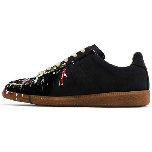 Maison Margiela Replica Low Paint Splatter Black Pollock