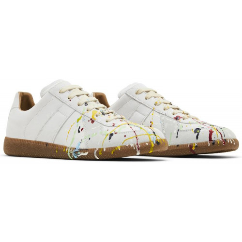Maison Margiela Replica Low Paint Splatter Grey