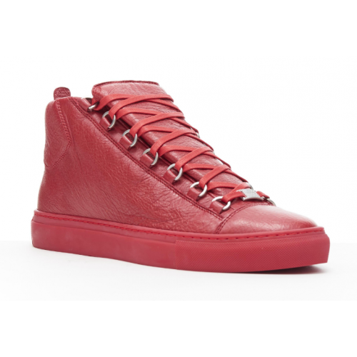Кроссовки Balenciaga Arena High Shiny Red