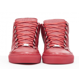 Кроссовки Balenciaga Arena High Shiny Red