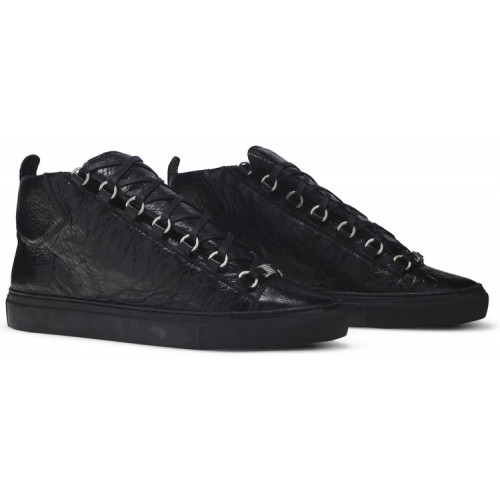 Кроссовки Balenciaga Arena High Shiny Black