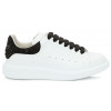 Alexander McQueen Oversized White Jet Black Crystal