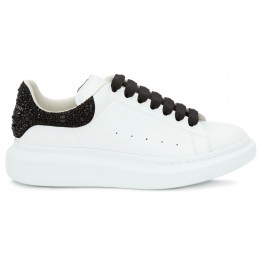 Alexander McQueen Oversized White Jet Black Crystal