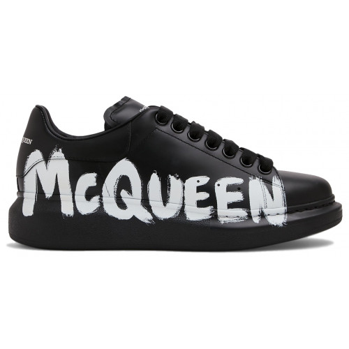 Alexander McQueen Graffiti Black White