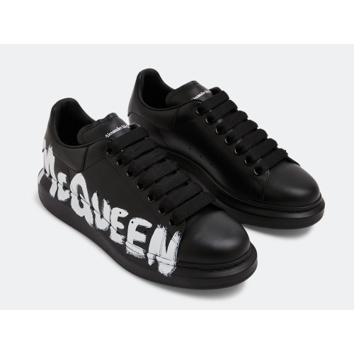 Alexander McQueen Graffiti Black White