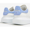 Alexander McQueen Oversized White Jet Sky Crystal