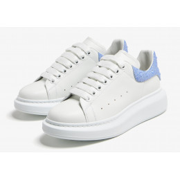 Alexander McQueen Oversized White Jet Sky Crystal