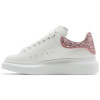 Alexander McQueen Oversized White Rose Glitter