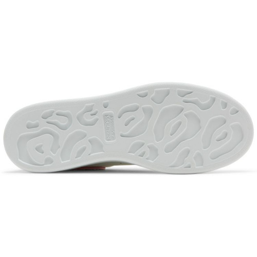 Alexander McQueen Oversized White Rose Glitter