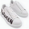 Alexander McQueen Graffiti White Black