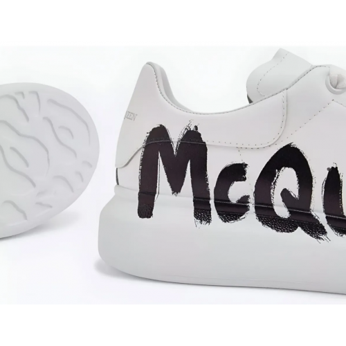 Alexander McQueen Graffiti White Black