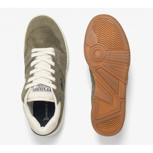 Lacoste Lineshot Suede оливковые