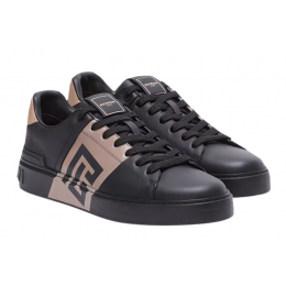 Кеды Balmain B-COURT Logo Detail Calfskin