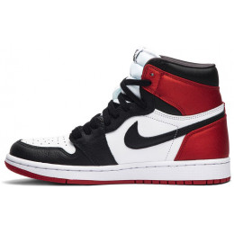 Кроссовки Nike Air Jordan 1 High Satin Black Toe