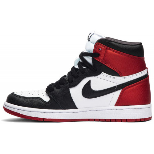 Кроссовки Nike Air Jordan 1 High Satin Black Toe