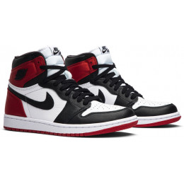 Кроссовки Nike Air Jordan 1 High Satin Black Toe