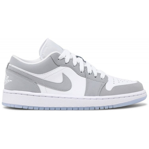 Кроссовки Nike Air Jordan 1 Low White Wolf Grey