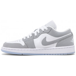 Кроссовки Nike Air Jordan 1 Low White Wolf Grey