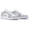 Кроссовки Nike Air Jordan 1 Low White Wolf Grey
