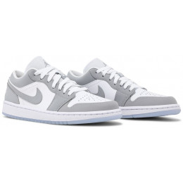 Кроссовки Nike Air Jordan 1 Low White Wolf Grey