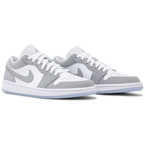 Кроссовки Nike Air Jordan 1 Low White Wolf Grey