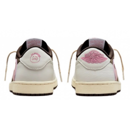 Nike Travis Scott Air Jordan 1 Low Dark Pony Pink Oxford