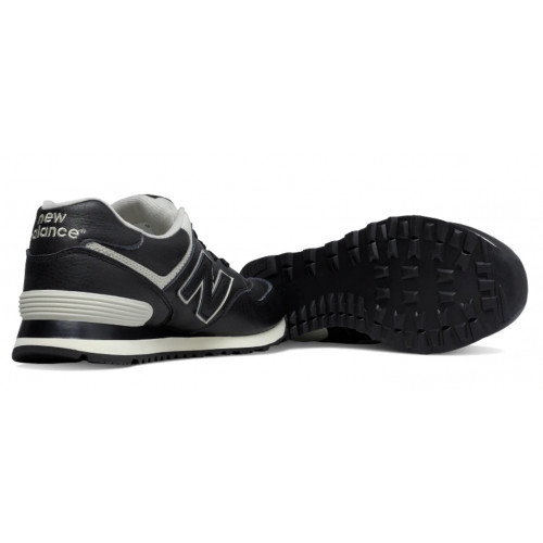 Кроссовки New Balance 574 Leather Black White