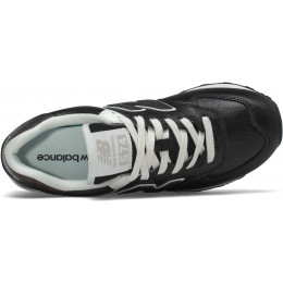 Кроссовки New Balance 574 Leather Premium Metallic Black