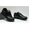 New Balance 574 Leather Black Red с мехом