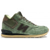 New Balance 574 Mid Green Brown с мехом