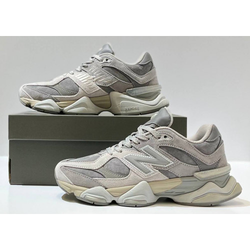 New Balance 9060 Winter Cream Grey зимние