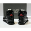 New Balance 574 Mid Leather Black Red с мехом