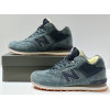 New Balance 574 Mid Grey Black Gum Suede с мехом