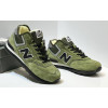 New Balance 574 Mid Green Black с мехом