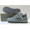 New Balance 574 Mid Grey Black с мехом