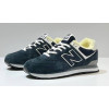 New Balance 574 Blue Navy Grey с мехом