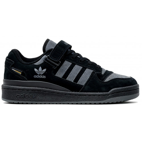 Кроссовки Adidas Forum Low Winter Suede Black Grey