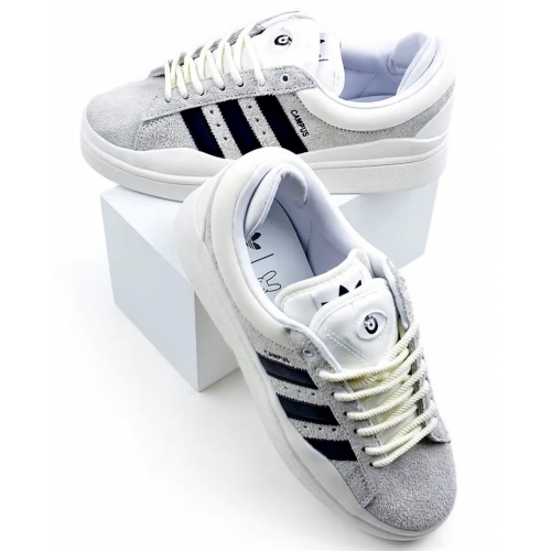 Кроссовки Adidas Bad Bunny x Campus Grey Black White