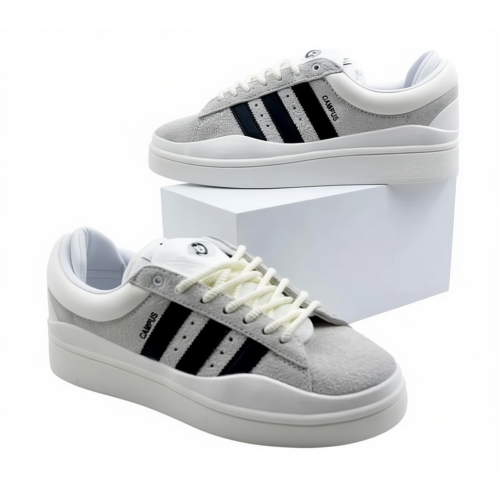 Кроссовки Adidas Bad Bunny x Campus Grey Black White