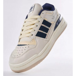 Adidas Forum Low Exhibit White Beige Navy