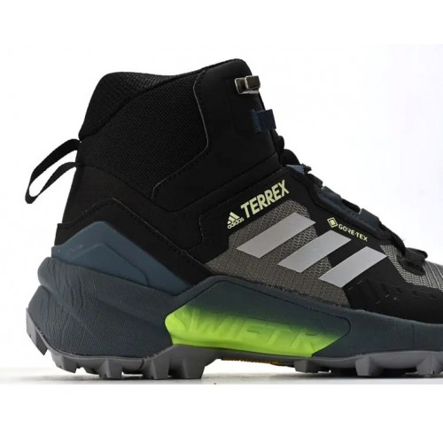Adidas Terrex Swift R3 Mid Gore-Tex Winter Termo Grey Black Neon