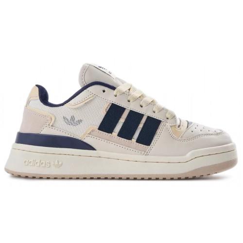 Adidas Forum Low Exhibit White Beige Navy
