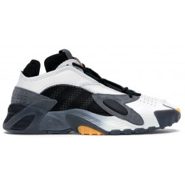 Кроссовки Adidas Streetball Black White Grey Yellow утепленные