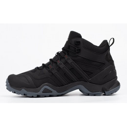 Кроссовки Adidas Terrex Winter Mid Gore-Tex Black Grey утепленные