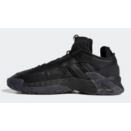 Кроссовки Adidas Streetball Black Carbon утепленные