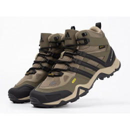 Кроссовки Adidas Terrex Winter Mid Gore-Tex Beige Black утепленные