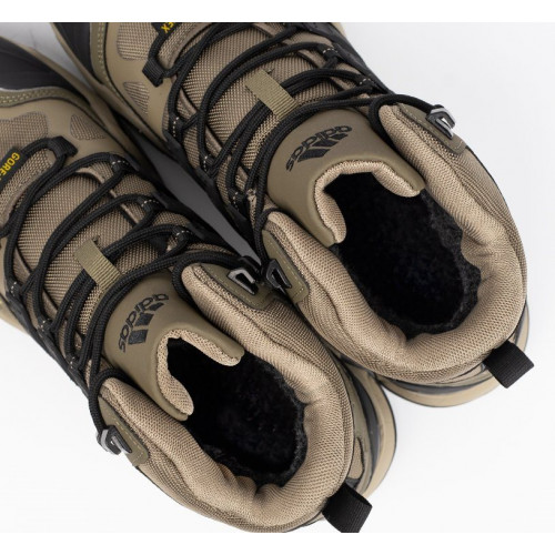 Кроссовки Adidas Terrex Winter Mid Gore-Tex Beige Black утепленные